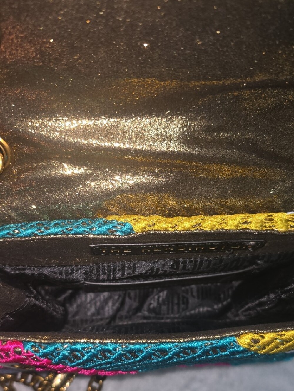 Kurt Geiger Multicolor Beaded Wave Crossbody - Pink Teal Yellow White - Picture 6 of 10